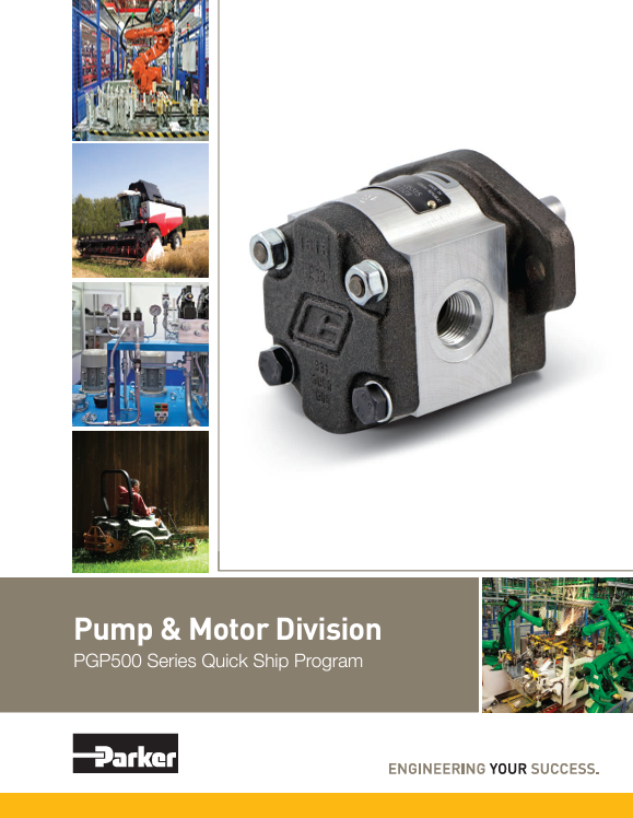 Parker Gear Pumps Catalog Cover